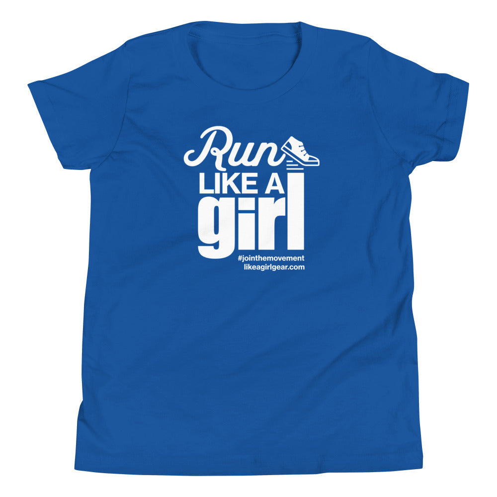 i run like a girl t shirt