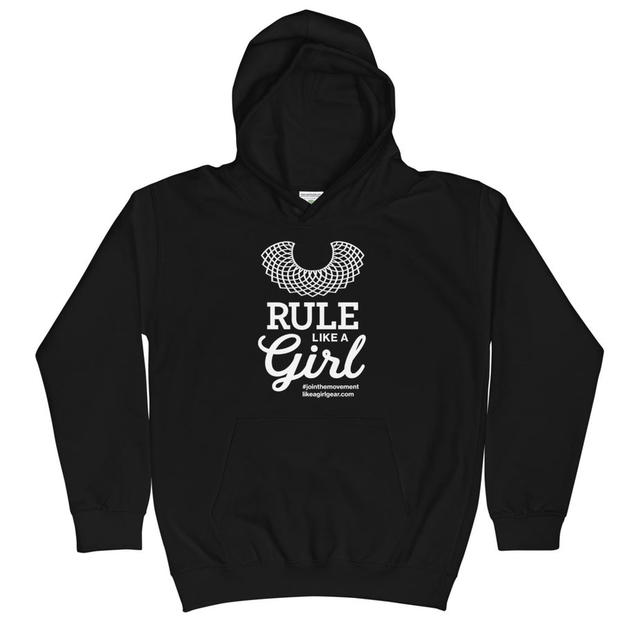 Rule Like A Girl - WH (Youth Pullover Hoodie)