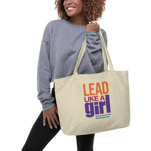 Lead Like A Girl - MULTI (Large Organic Tote)