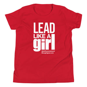 Lead Like A Girl - WH (Youth S/S T-Shirt)