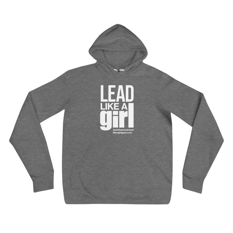 Lead Like A Girl - WH (Unisex Pullover Hoodie)