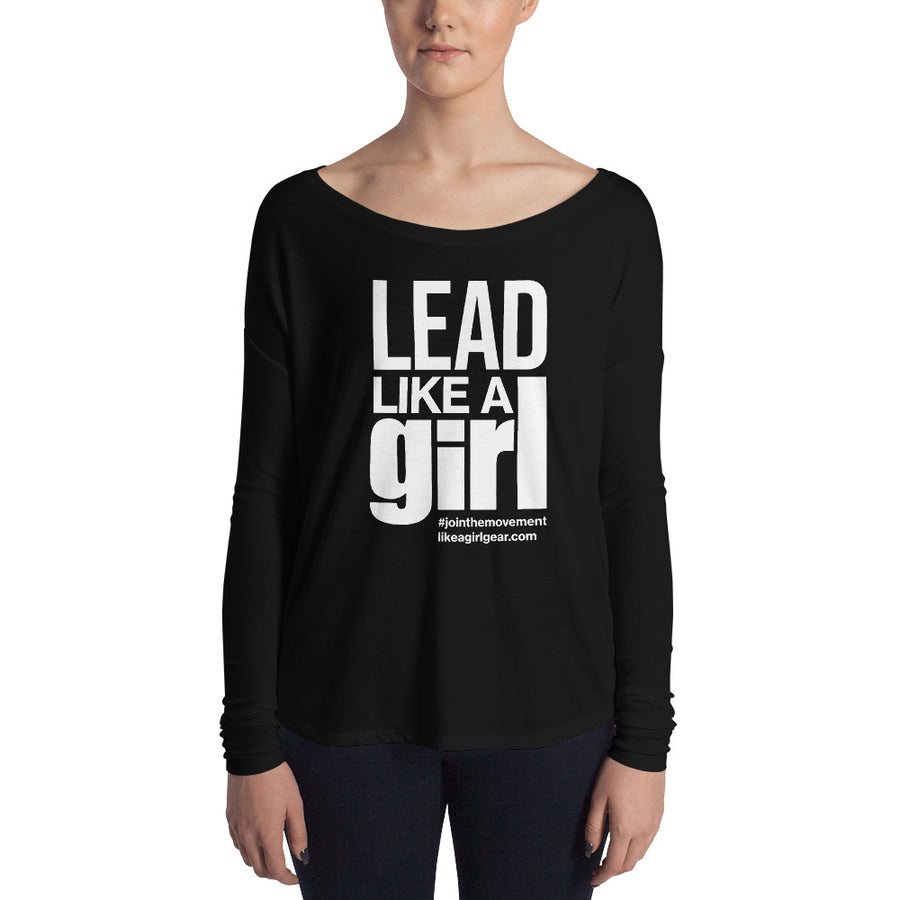 Lead LAG-White (W Flowy L/S T-Shirt)