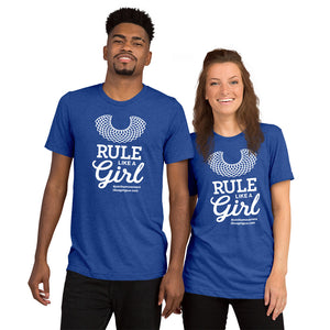Rule Like A Girl - WH  (Unisex S/S T-Shirt)